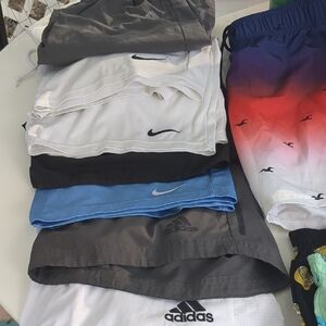 Nike Adidas, Hollister Lucky Brand,Multicolor Shorts And T-shirt Set